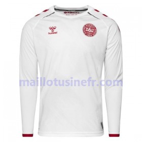 Maillot de Foot Danemark Extérieur UEFA EURO 2020 Manches Longues